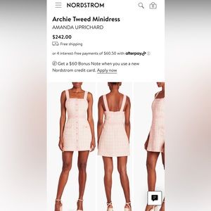 Archie tweed amanda uprichard dress